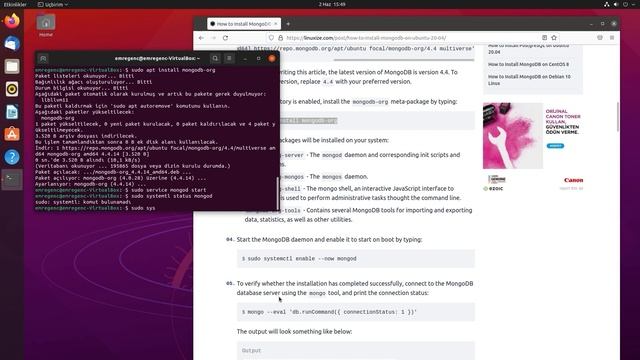 Ubuntu'da MongoDB Kurulumu смотреть онлайн