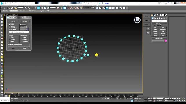 3ds Max Spacing Tool смотреть онлайн