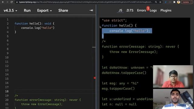 TypeScript Types simple and advanced смотреть онлайн
