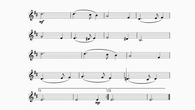 Greensleeves for Soprano Cornet, Tenor Horn, and Trumpet in Eb.Play-Along/Backing Track. смотреть онлайн