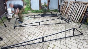 Торговая палатка из профильной трубы 25*25*2 своими руками.