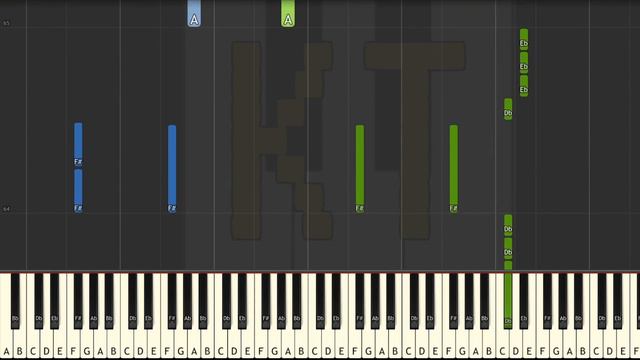 Triple The Threat - Bad Time Trio By Nick Nitro - Insane Mode [Piano Tutorial] (Synthesia)
