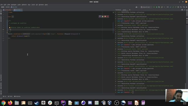API Laravel - Contas A Pagar - Aula 2. Instalar Scribe E Customizar Stubs Artisan