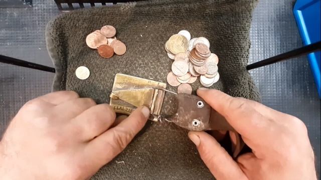 | Разбор найденных монет, Серебро 1000 пробы . смотреть онлайн