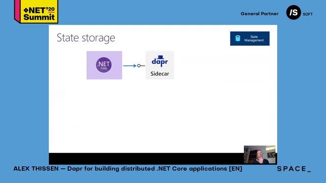 Alex Thissen, Dapr for building distributed .NET Core applications [EN] смотреть онлайн