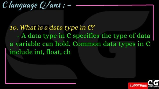 Mastering the Basics: 20 Common C Language Questions Answered | CodinGrow смотреть онлайн