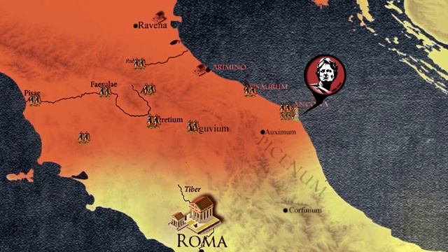 Julio César cruza el Rubicón (Alea Iacta Est) - ANTIGUA ROMA ? #2: Guerra Civil Romana смотреть онлайн
