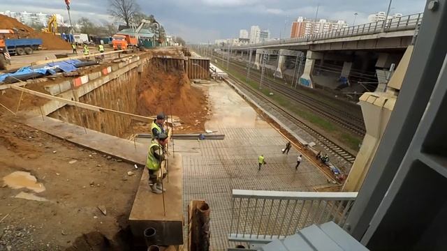 Как строилась платформа «Ховрино» Октябрьской Ж.Д. смотреть онлайн