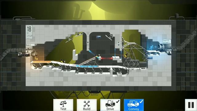 Bridge Constructor Portal Level 18 Alternative Solution смотреть онлайн