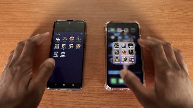 Samsung Galaxy A51 Vs iPhone 11 Speed Test смотреть онлайн