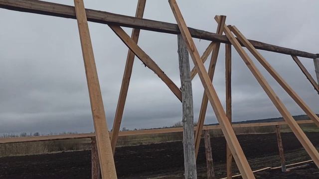 Комплекс деревянных теплиц 3000 м². Продолжение строительства!!! смотреть онлайн