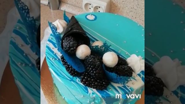 Муссовый торт ? ? персик и клубника, покрытие гляссажем. смотреть онлайн