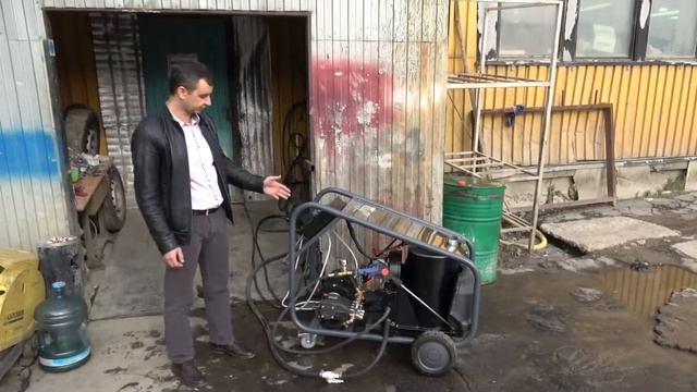 Мойка высокого давления с нагревом воды. смотреть онлайн
