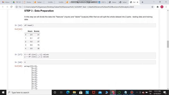 Prediction Using Supervised Machine Learning | THE SPARKS FOUNDATION | #GRIPAPRIL21 смотреть онлайн