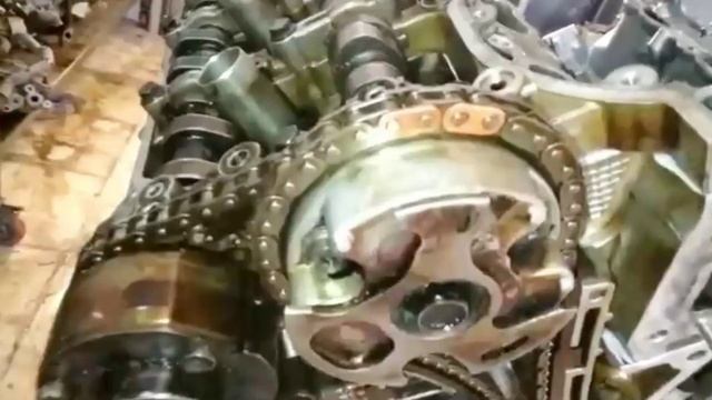 Toyota1UR FE Engine Timing Chain Marks смотреть онлайн