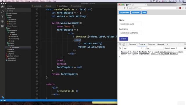 42.React Js for beginner to advance full course Form template part 2 смотреть онлайн