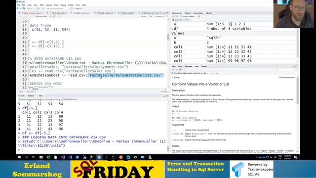 SQL FRIDAY #50 - Markus Ehrenmüller-Jensen 'From SQL to R – Leverage Your T-SQL Knowledge to Learn смотреть онлайн