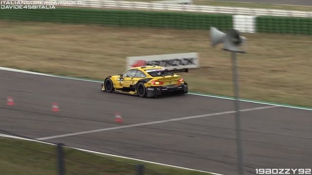 BMW M4 DTM 2016 In Action At Misano Circuit: Warm Up, Accelerations & Fly Bys!