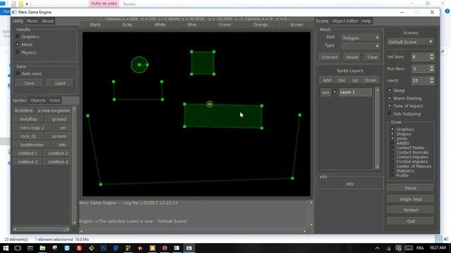 Nero Game Engine 0.4.1 (SFML - Box2D) смотреть онлайн