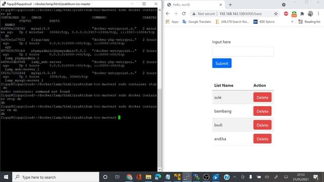 Impelementasi Docker Network dan Docker Volume dengan Data Persistent смотреть онлайн