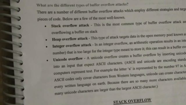 Buffer overflow in software vulnerability смотреть онлайн