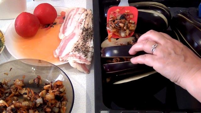 БАКЛАЖАНЫ В ДУХОВКЕ С НАЧИНКОЙ смотреть онлайн