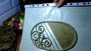 Шкатулка из джута в технике "Джутовая филигрань" Рукоделие #evadusheva