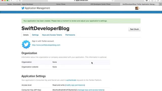 Twitter Sign in Button with Parse and Swift. Video 1. смотреть онлайн