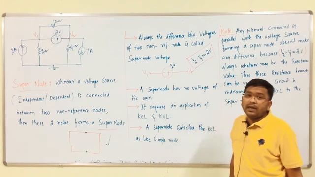 Lecture-23: BEE: DC Circuits: Concept of Super node Analysis смотреть онлайн