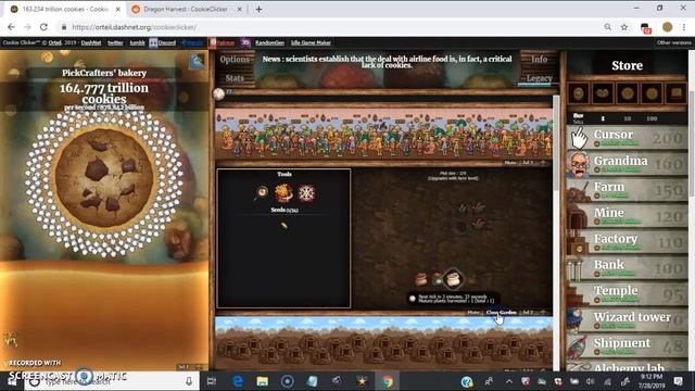 Cookie Clicker #18 DRAGON HARVEST!! смотреть онлайн