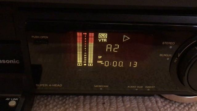 Panasonic F 55EE, проверка работоспособности режимов Записи и Воспроизведения, для Авито смотреть онлайн