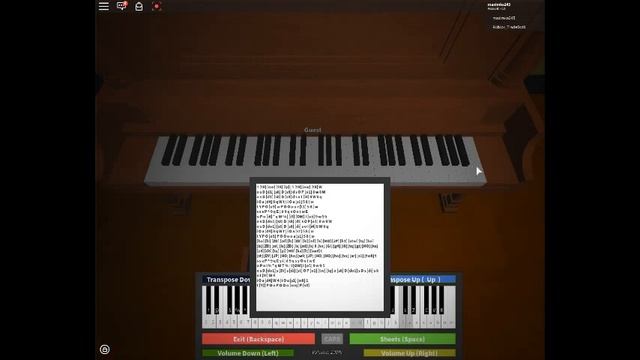 Godfather on Roblox Piano + sheets смотреть онлайн