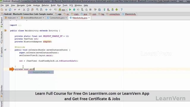 How to Create a Bluetooth Application in Android Studio? Full Video in Hindi - LearnVern смотреть онлайн