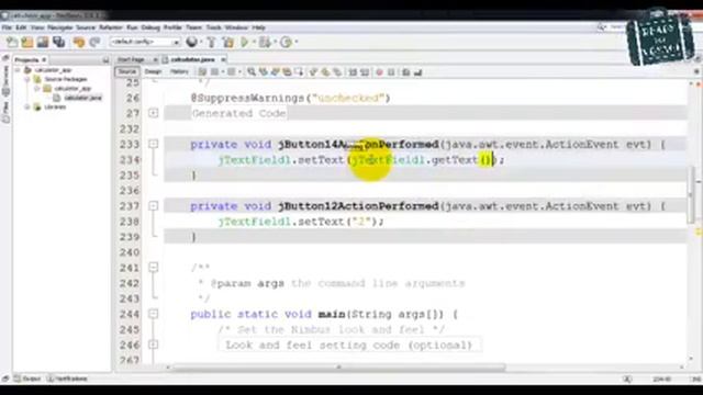 How to make calculator in Java using swing. смотреть онлайн