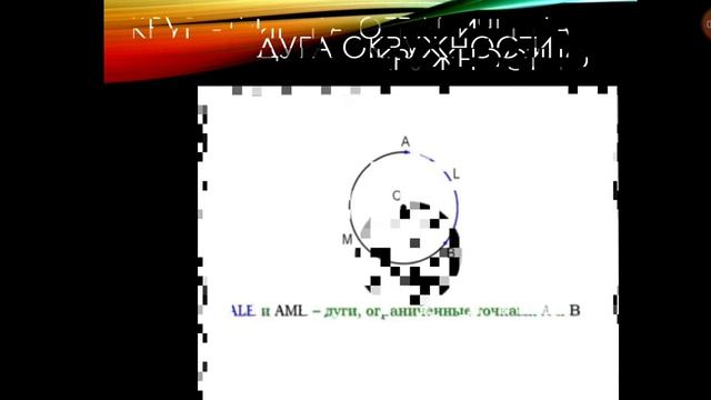 Окружность и её элементы. Геометрия 7 класс смотреть онлайн