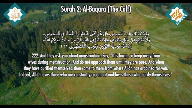 Quran – Surah 2 Al-Baqarah (The Calf): Complete Arabic & English translation Vol:27 Ayat (220-226) смотреть онлайн