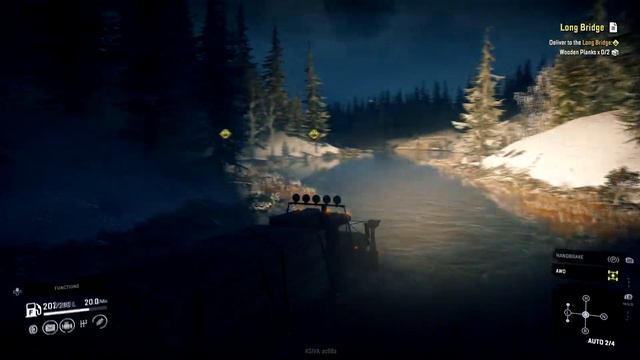 Snow Runner White Valley Long Bridge How To Gameplay смотреть онлайн