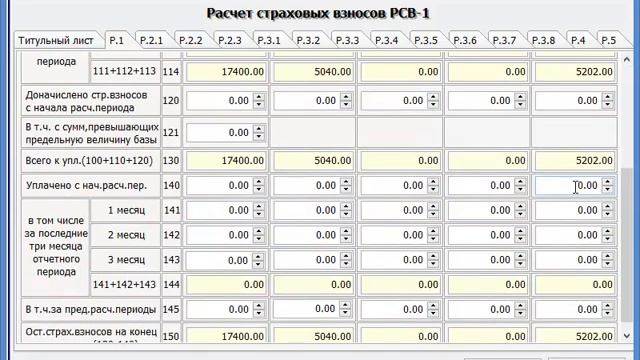 Отчет в ПФ 2013, заполнение РСВ-1 смотреть онлайн