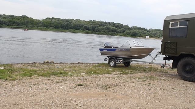 Спуск и подъем лодки АвтоДомом смотреть онлайн