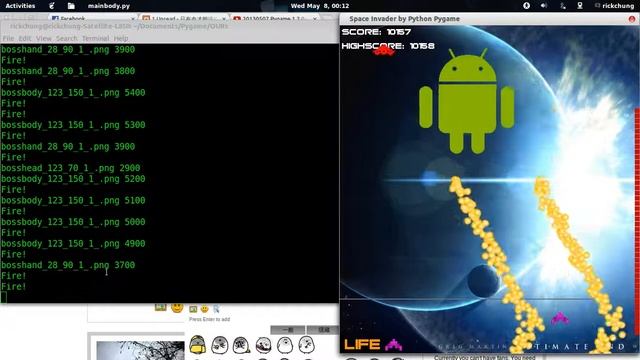 Space Invader by Python Pygame смотреть онлайн