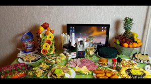 Новогодний стол из простых продуктов!