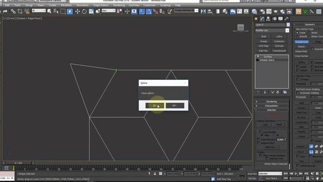 Моделируем решётку в 3ds max при помощи Spline Surface и Edit Poly смотреть онлайн