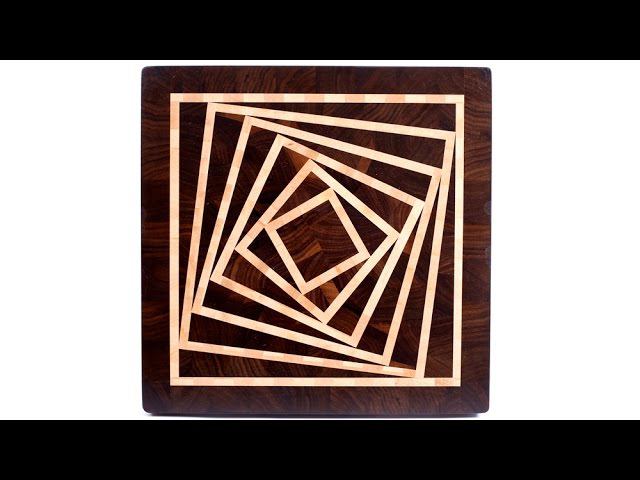 Making a 3D end grain cutting board #5 смотреть онлайн