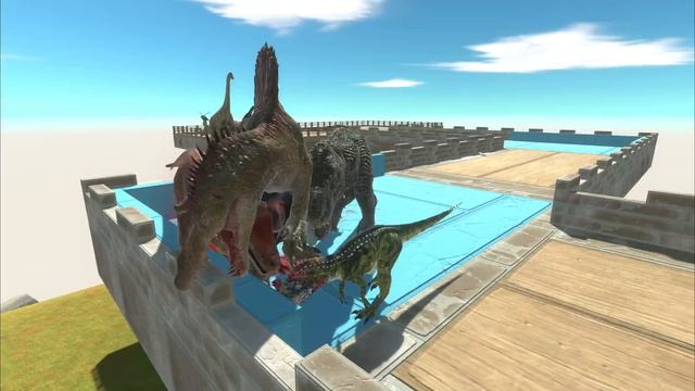 All Factions vs Aquatics - Animal Revolt Battle Simulator смотреть онлайн