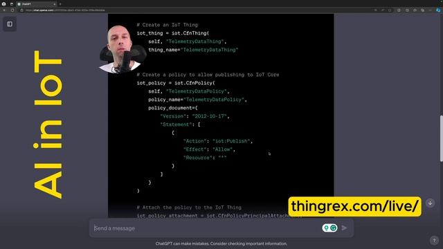How to use ChatGPT to generate an Internet of Things environment using the AWS Cloud? смотреть онлайн
