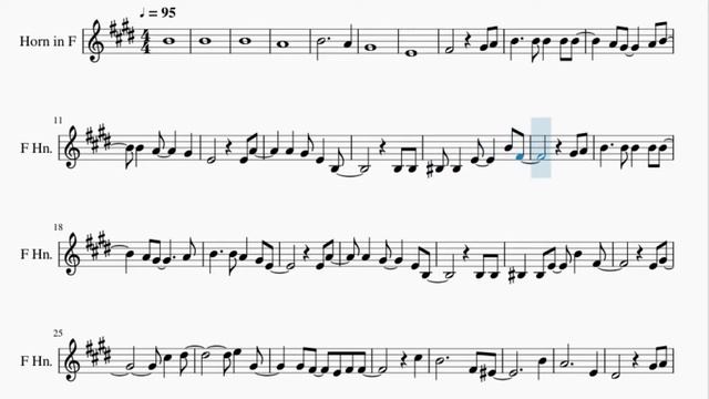 Horn Sheet Music: How to play If by Bread смотреть онлайн