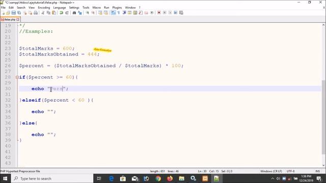 Php Else If Condition Part -18 | More Than One True Conditions Using Elseif | Else If | If Else смотреть онлайн