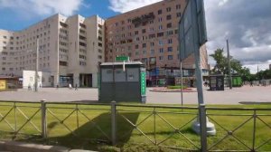 Поездка на автобусе МАЗ 216.066 по маршруту 123. Санкт-Петербург