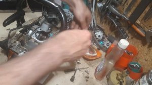 Бензопила Лесхоза - как увеличить компрессию или поршневая на 11 день