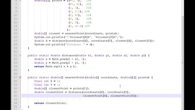 Finding the Nearest 2D Point in Java смотреть онлайн
